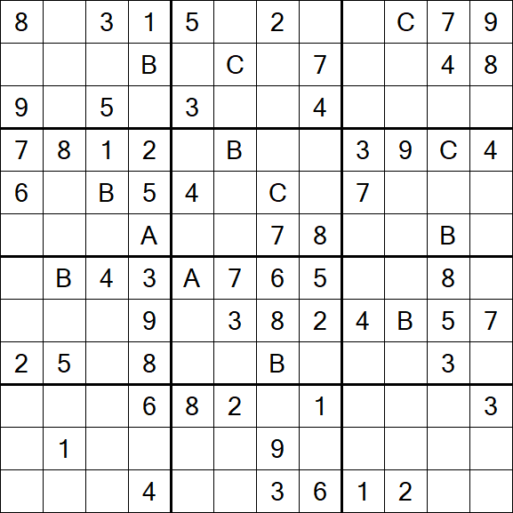 Sudoku 12x12 - Medium