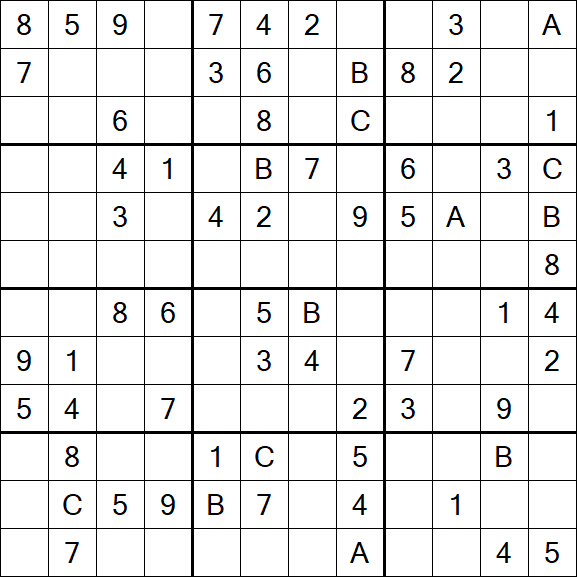 Sudoku 12x12 - Medium