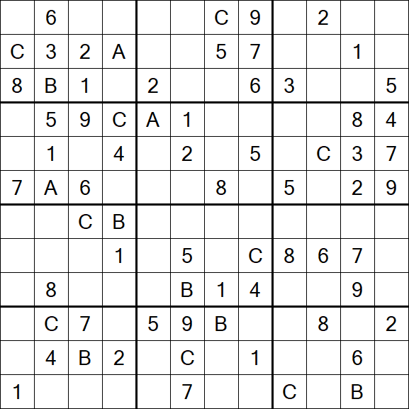 Sudoku 12x12 - Medium