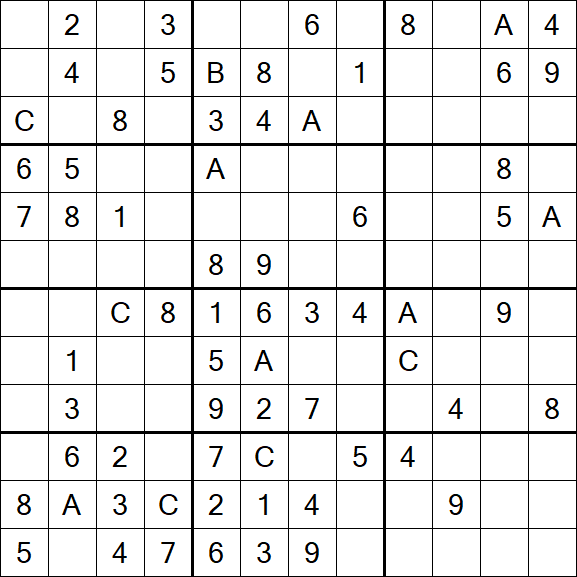 Sudoku 12x12 - Medium