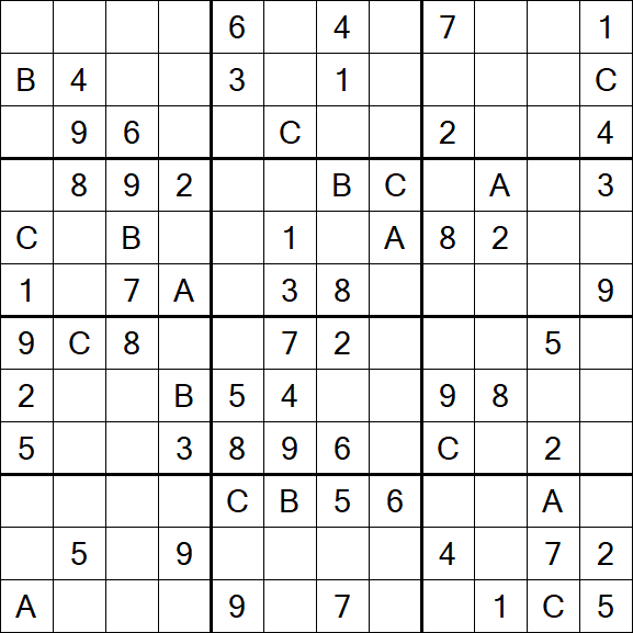 Sudoku 12x12 - Medium