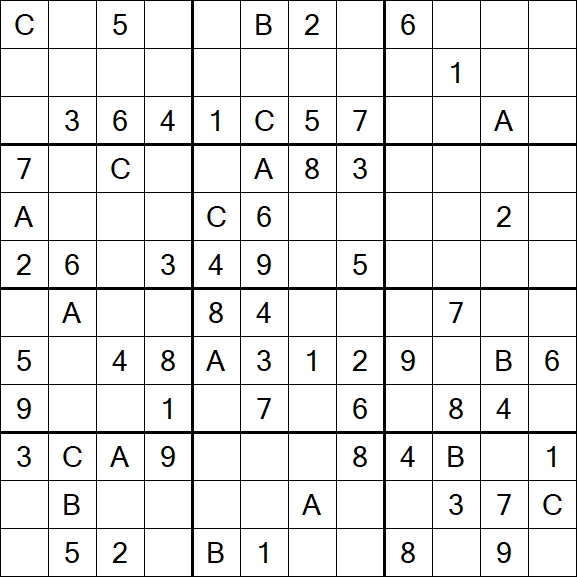 Sudoku 12x12 - Medium