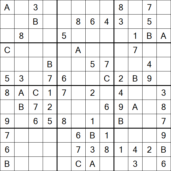 Sudoku 12x12 - Medium