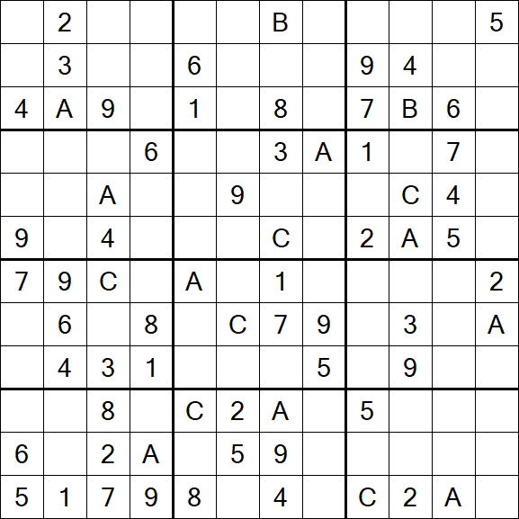 Sudoku 12x12 - Medium