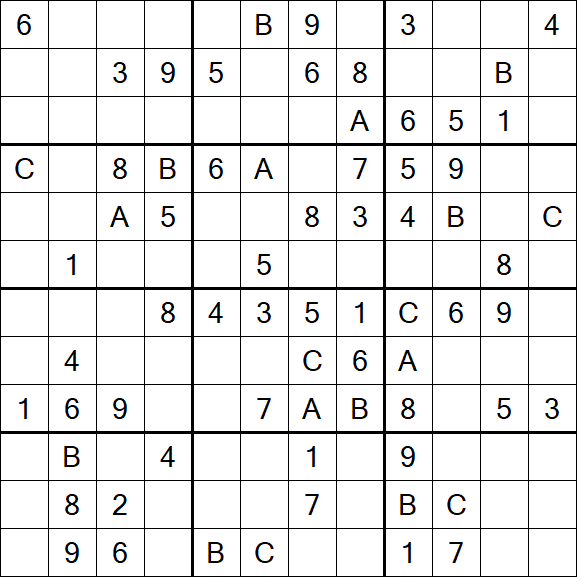 Sudoku 12x12 - Medium