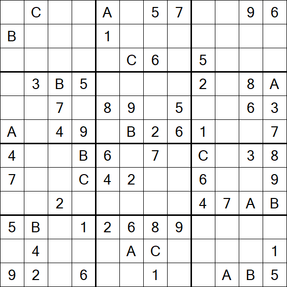 Sudoku 12x12 - Medium