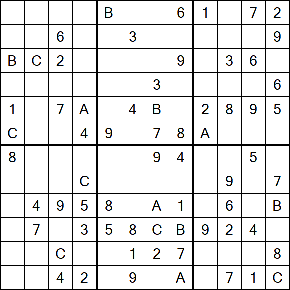 Sudoku 12x12 - Medium