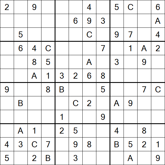 Sudoku 12x12 - Medium