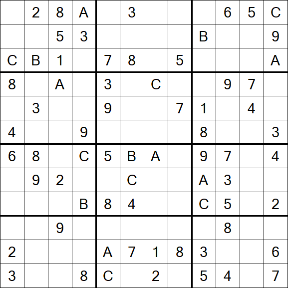 Sudoku 12x12 - Medium