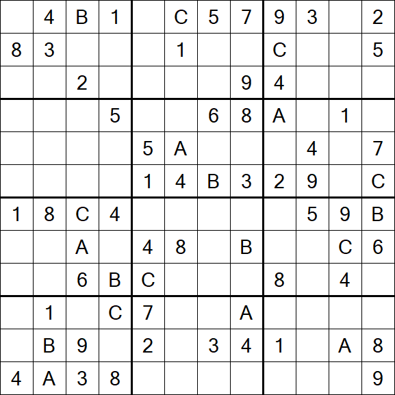 Sudoku 12x12 - Medium