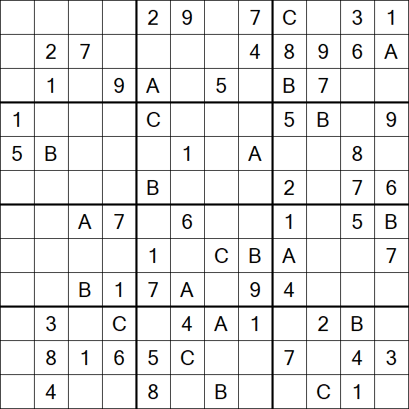 Sudoku 12x12 - Medium