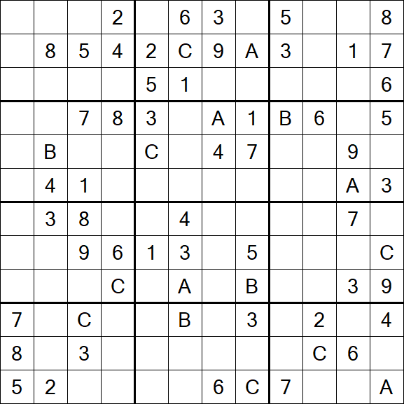 Sudoku 12x12 - Medium