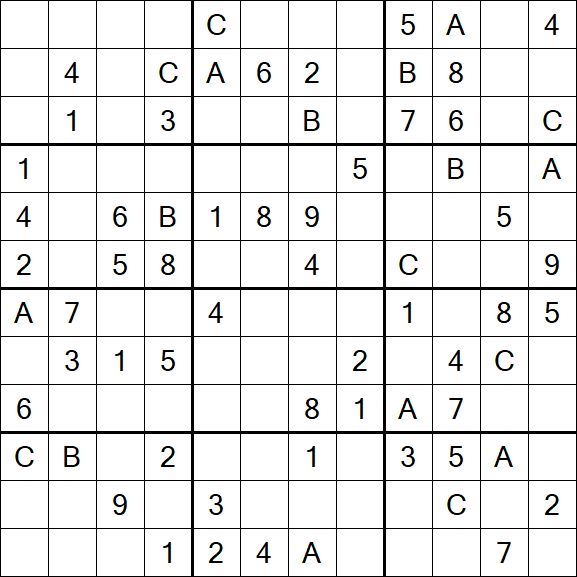 Sudoku 12x12 - Medium