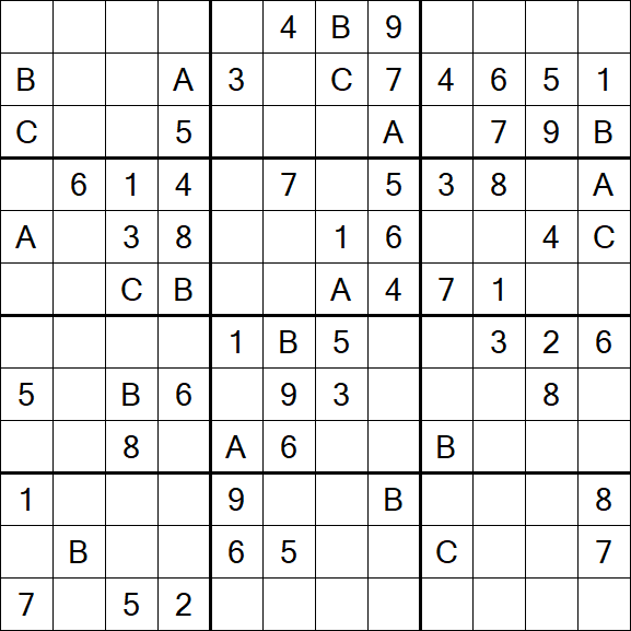 Sudoku 12x12 - Medium