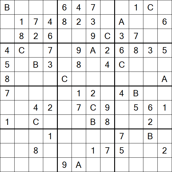 Sudoku 12x12 - Medium