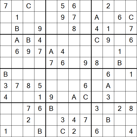 Sudoku 12x12 - Medium