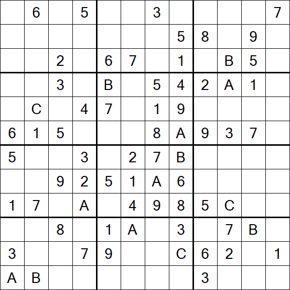 Sudoku 12x12 - Medium