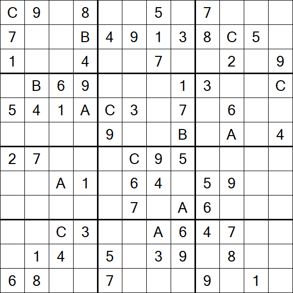 Sudoku 12x12 - Medium