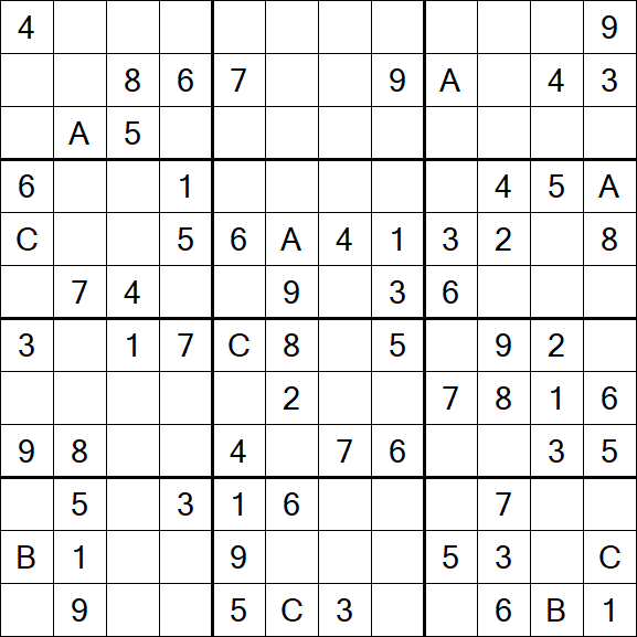 Sudoku 12x12 - Medium
