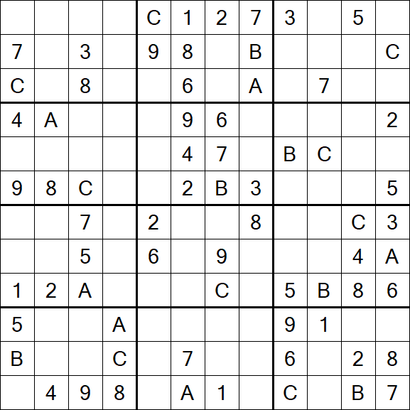 Sudoku 12x12 - Medium