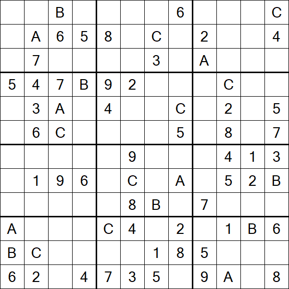 Sudoku 12x12 - Medium