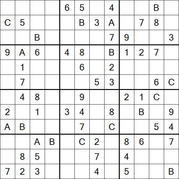 Sudoku 12x12 - Medium