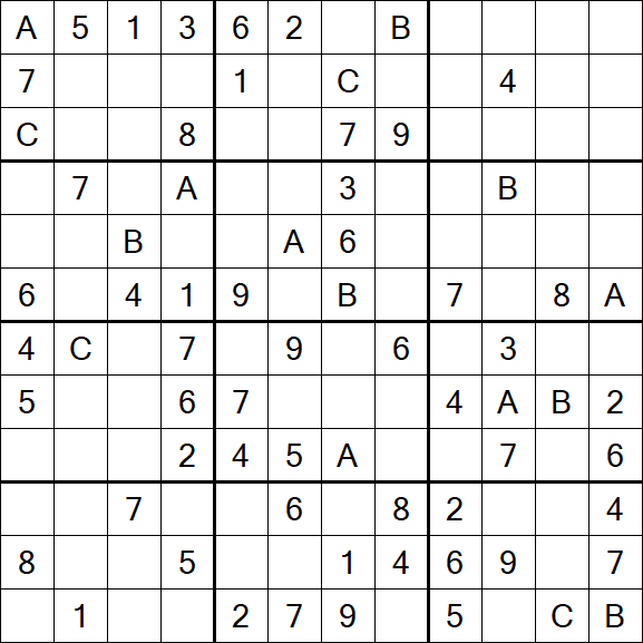 Sudoku 12x12 - Medium