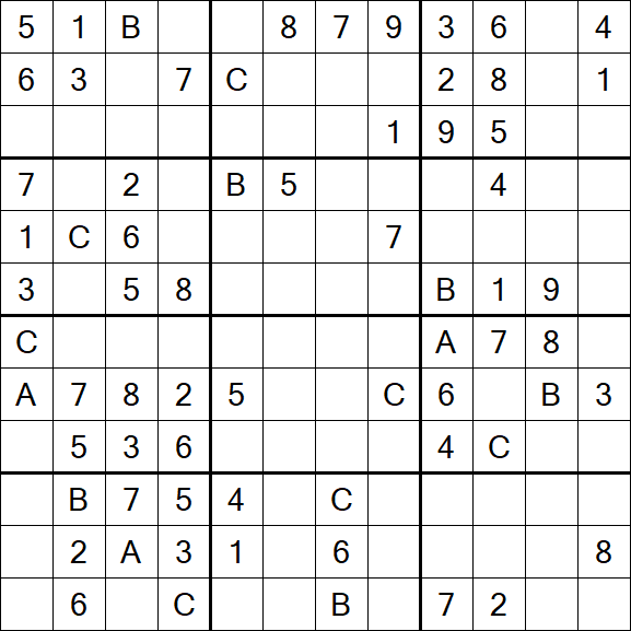 Sudoku 12x12 - Medium