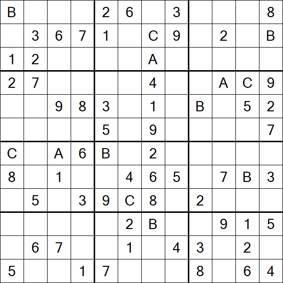 Sudoku 12x12 - Medium