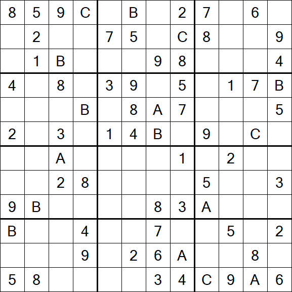 Sudoku 12x12 - Medium