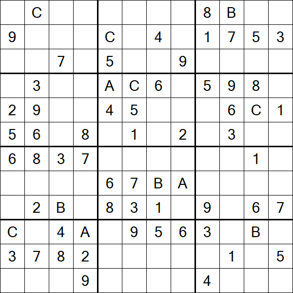 Sudoku 12x12 - Medium