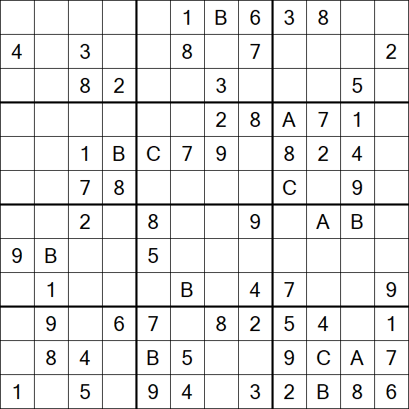 Sudoku 12x12 - Medium
