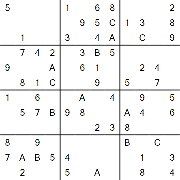 Sudoku 12x12 - Medium