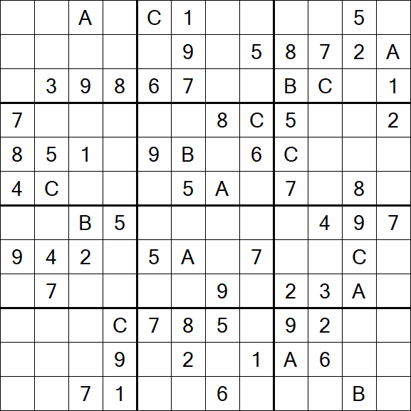Sudoku 12x12 - Medium