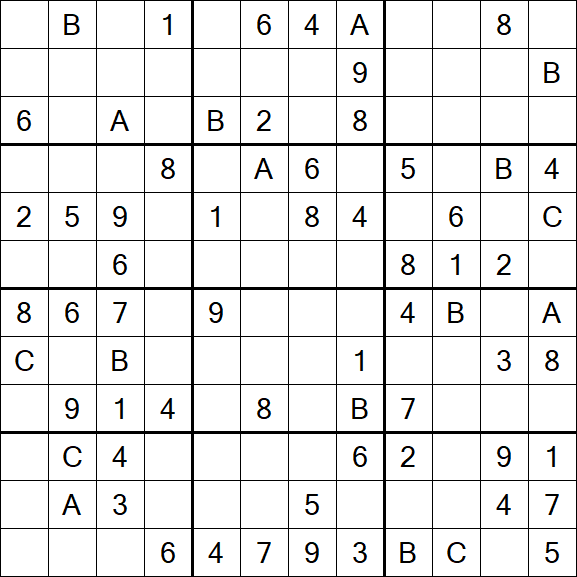 Sudoku 12x12 - Medium