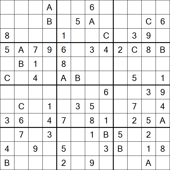 Sudoku 12x12 - Medium