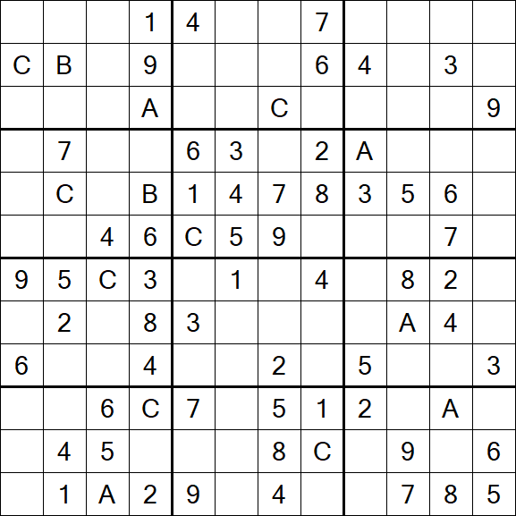 Sudoku 12x12 - Medium