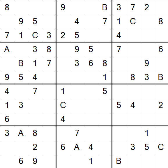 Sudoku 12x12 - Medium