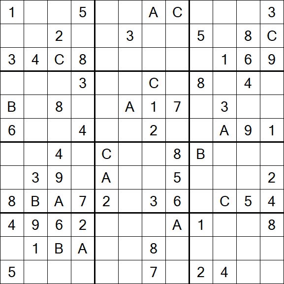 Sudoku 12x12 - Medium