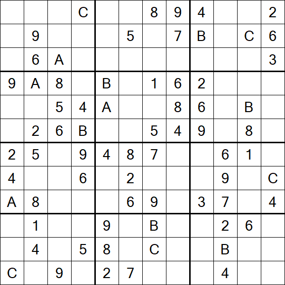 Sudoku 12x12 - Medium