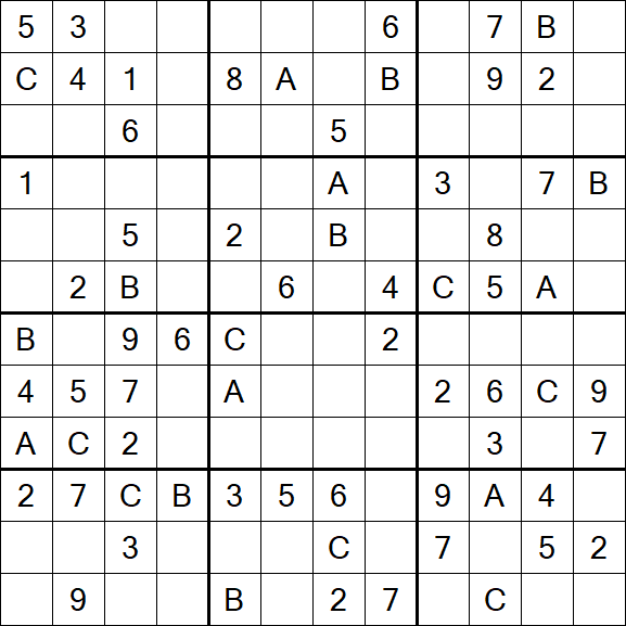 Sudoku 12x12 - Medium