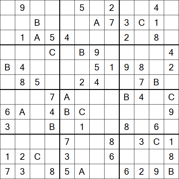Sudoku 12x12 - Medium
