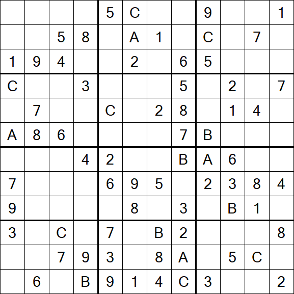 Sudoku 12x12 - Medium