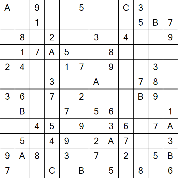 Sudoku 12x12 - Medium