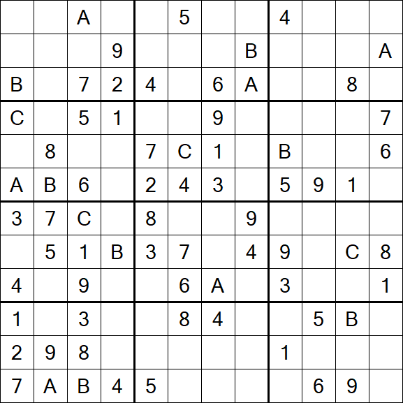 Sudoku 12x12 - Medium