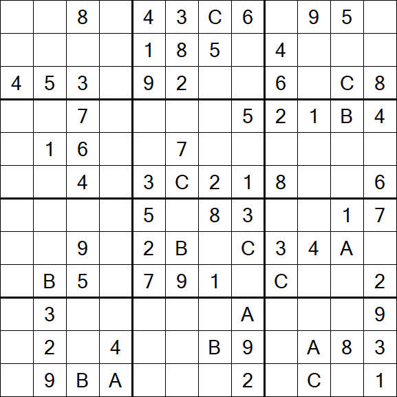 Sudoku 12x12 - Medium