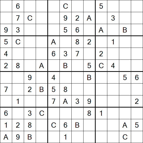 Sudoku 12x12 - Medium
