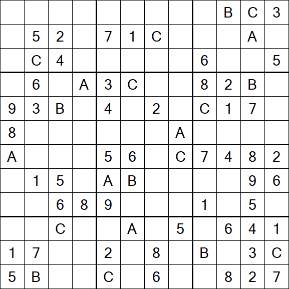 Sudoku 12x12 - Medium