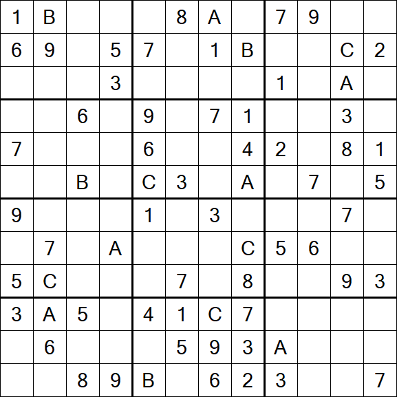 Sudoku 12x12 - Medium