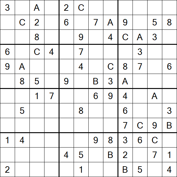 Sudoku 12x12 - Medium